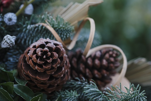 5 ideas para decorar con piñas en Navidad